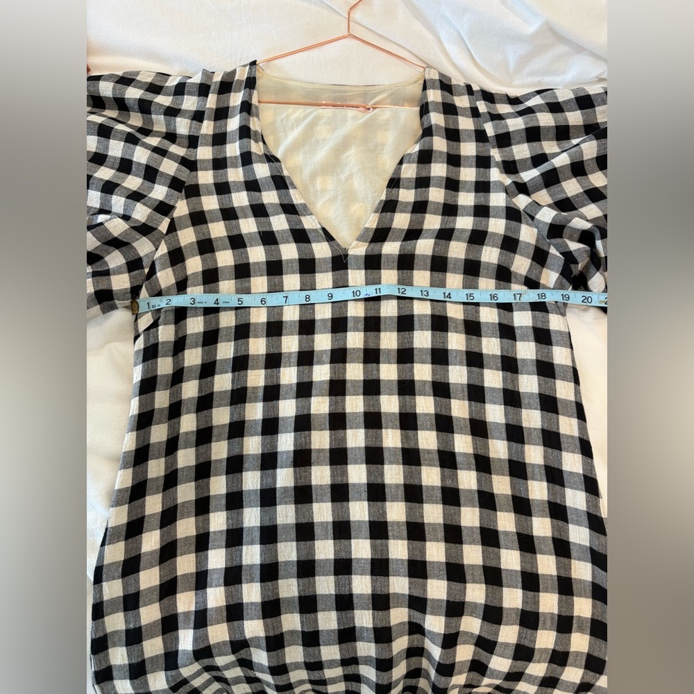 Traffic People Cream and Black Tunic -marked S (fits more like M) - Picture 6 of 7